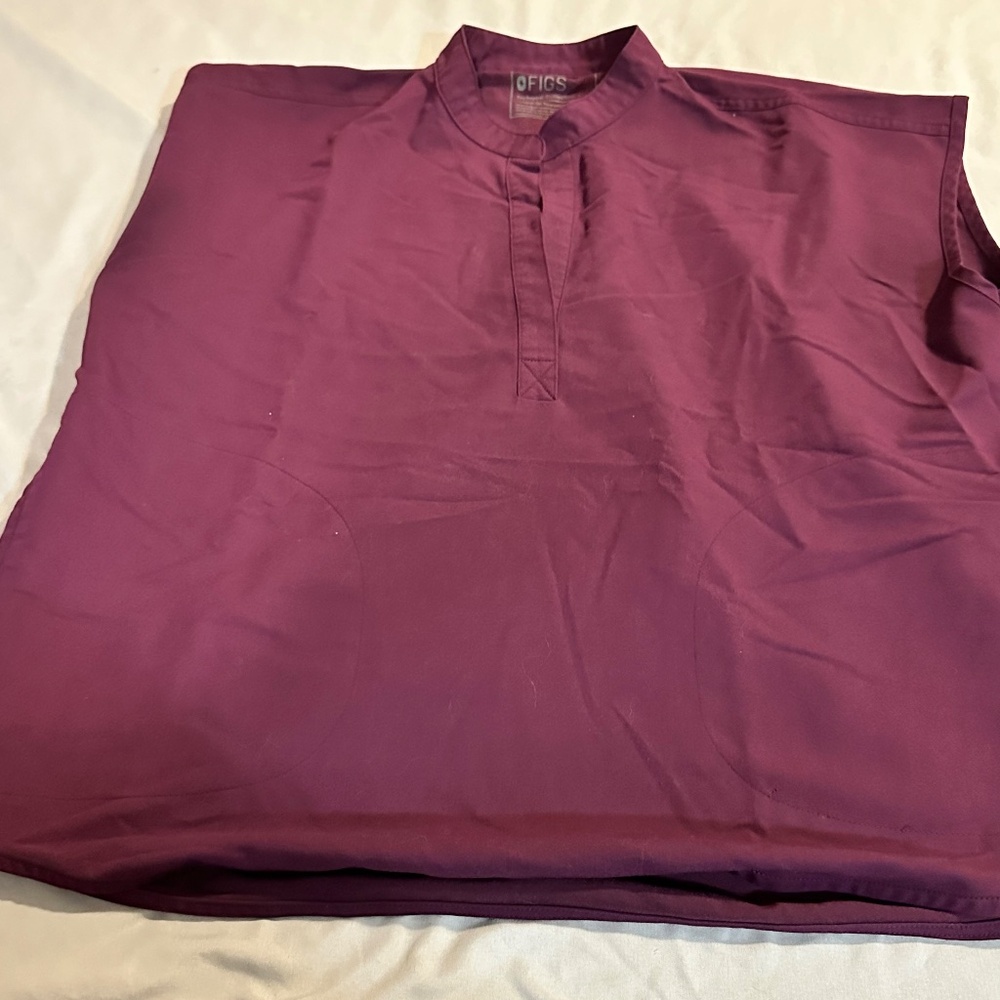 Deep Plum Scrub Set | Rafaela Top + Zamora Jogger | Size L | EUC | PO 4229 & 450 - Picture 2 of 7